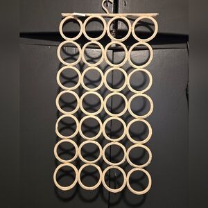 Hanging Scarf Organizer with 28 Rings From IKEA. NWT.